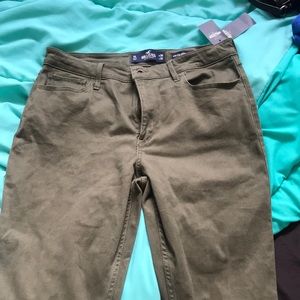 Olive Green Hollister Jeans